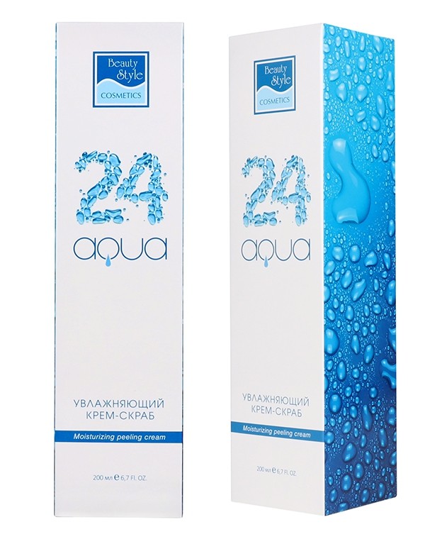 Aqua 24. Очищающий пилинг-гель «Холодное гидрирование «Аква 24», Beauty Style. Бьюти стайл увлажняющий крем Rich.